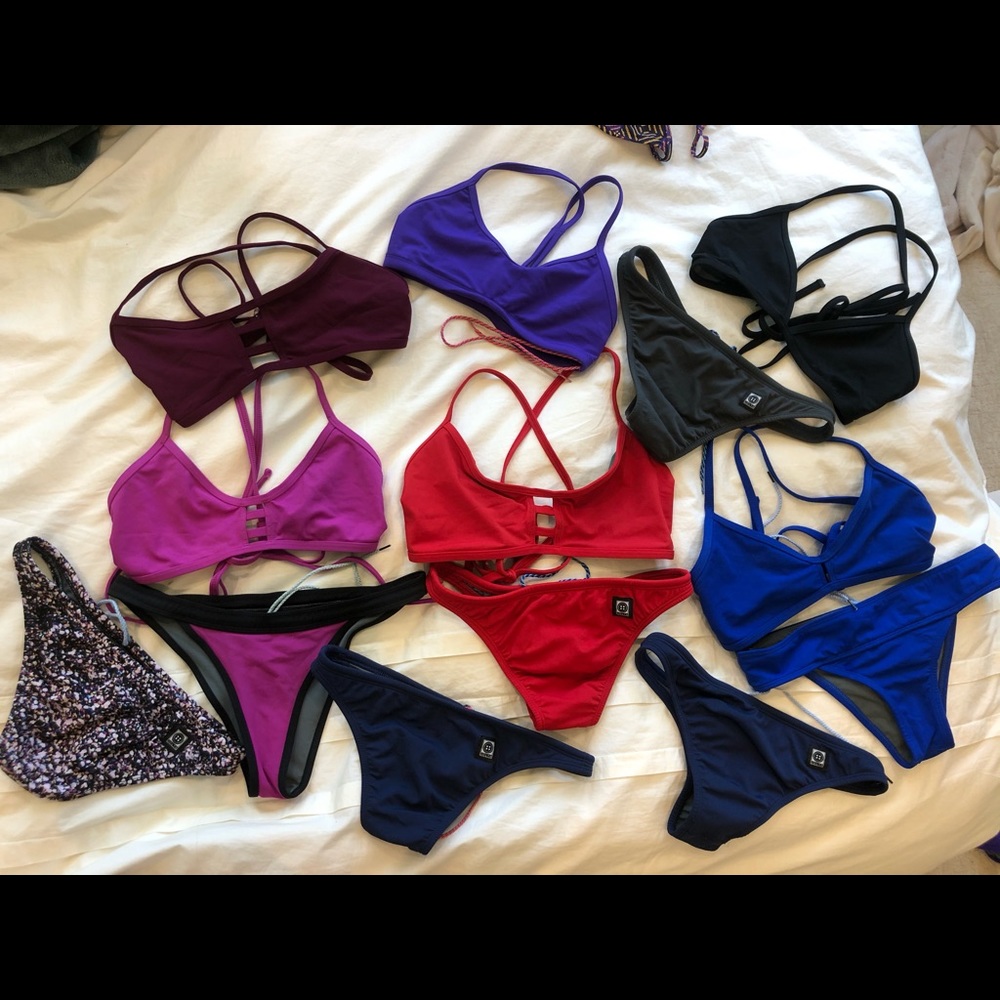 Jolyn Bikinis! Many tops and bottoms!